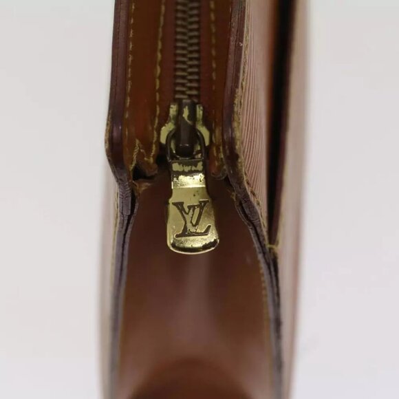 LOUIS VUITTON Epi Pochette Homme Clutch Bag Brown M52528 LV Auth th3897 - Picture 9 of 15